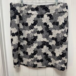 NWT Women’s 41 Hawthorne Gila Cotton Stitch Fix Skirt, Blue & White, 2X Plus